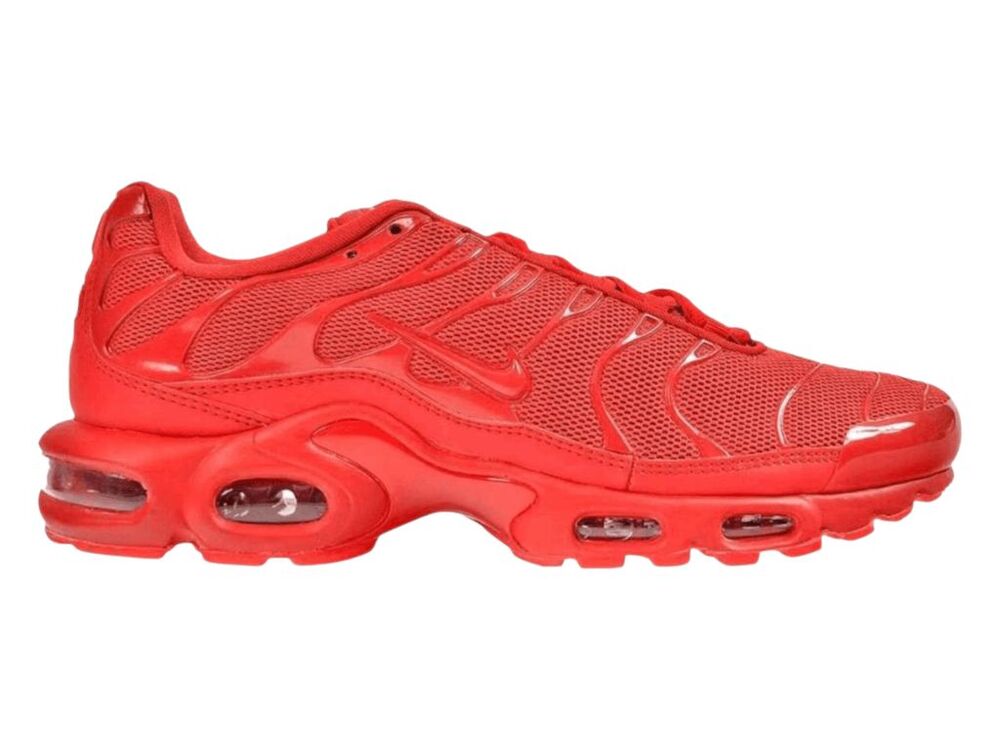 NIKE Air Max Plus 'University Red' Running Shoes Size 9